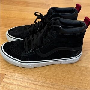 Vans water resistant high top men 8.5 black